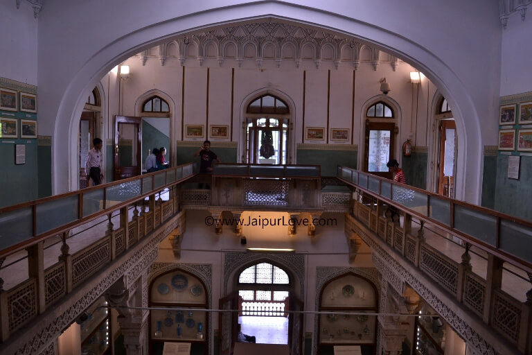 A hall inside Albert Hall - JaipurLove