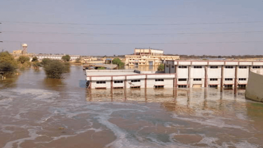 Flood in Jhunjhunu! Malsisar Dam damaged in just 3 months of inauguration