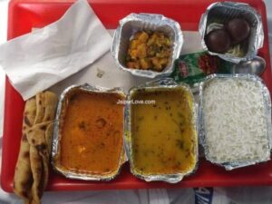 Mumbai Jaipur Duronto Food - JaipurLove