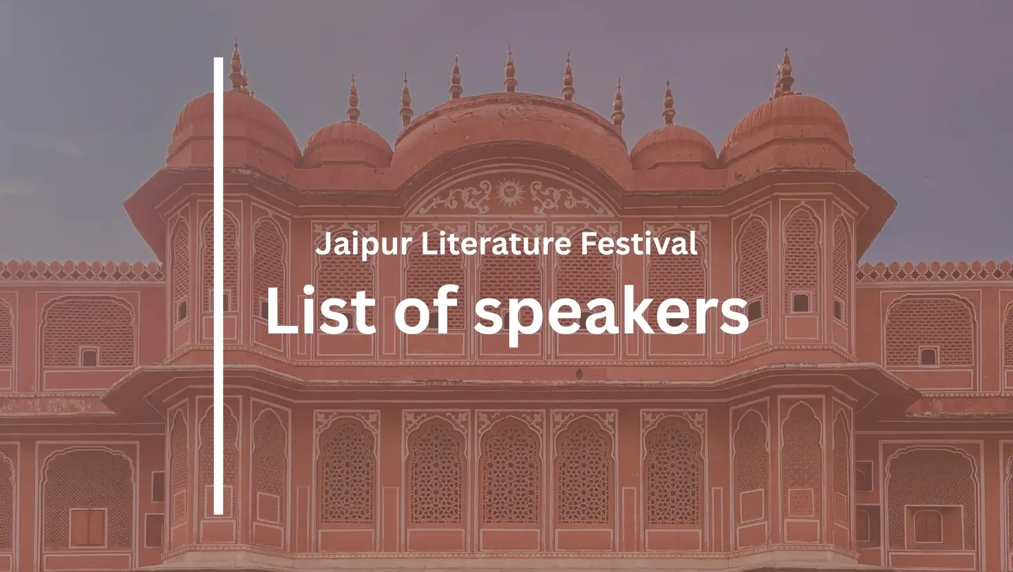 List of Speakers at JLF 2026: Full Jaipur Literature Festival Line-Up, Dates, Venue & FAQs