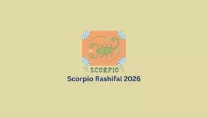 Scorpio Rashifal 2026 - JaipurLove